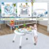 Picture of Time Followers Baby Activity Center | 3-Stage 4Modes Activity Center & Play Table | Montessori-Inspired Design | Exersaucer, Jumper & Bouncer for Baby Ages 6M+ (White)