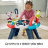 Picture of Fisher-Price 3-in-1 Spin & Sort Infant Activity Center and Toddler Play Table, Navy Dashes- Unisex