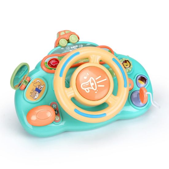 Picture of Caterbee Baby Turn and Learn Driver Steering Wheel Toys (White)