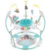 Picture of Nightcore Baby Activity Center with 360 Rotating Seat, Baby Bounce Game Center with Mat, Adjustable Height, Music, Light & Sound, Suitable for 6-12 Months of Baby