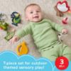 Picture of Fisher-Price Baby Toys Mini Me Moments Camp & Crinkle Set, 7-Piece Fishing & Hiking Sensory Activities for Newborn Play Ages 3+ Months