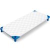Picture of Comfyanno Quilted Daycare Cot Nap Mat Only, for Boys, Girls, Soft & Breathable, Gentle on Skin, Extra Support & Comfort for Toddler Cozy Nap Time, Fits 23" x 51" Standard Preschool Cot - White