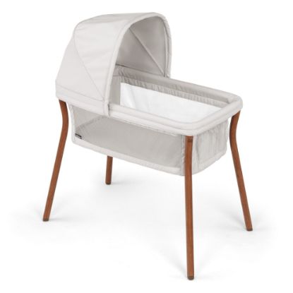 Picture of Chicco LullaGo Anywhere LE Portable Bassinet with Canopy, Waterproof Mattress and Fitted Sheet, Travel Bassinet for Baby Includes Carry Bag, Serene/Beige