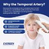 Picture of Exergen TAT-2000C Temporal Artery Thermometer - Temporal Thermometer for Kids, Newborns & Adults, Soft Glow Display, Silent Mode, 9V Battery Included