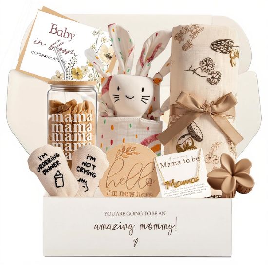 Picture of New Mom Gifts for Women, Pregnancy Gifts for New Parents Gender Reveal Gifts Expecting Parents to Be, Baby Shower First Time Mom to be Gifts