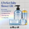 Picture of Dr. Bronner's Baby Unscented Gift Set - Pure-Castile Liquid and Bar Soaps, Organic Magic Balm, and 4-in-1 Organic Sugar Pump Soap