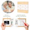 Picture of Blinking Stars Pregnancy Announcement for Grandparents, Baby Announcement Ideas- Baby Sonogram Picture Keepsake Wooden Box- Pregnancy Reveal To Parents, First Time Grandparents Surprise Gifts
