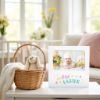 Picture of Kate & Milo My First Easter Picture Frame, Baby Keepsake Holiday Photo, Display Gift For Infant, Nursery Decor Tabletop White, Spring Time Present