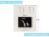 Picture of Sonogram Picture Frame | Countdown Weeks | Keepsake Baby Ultrasound Frame | Great Gift for Expecting Parents | Nursery Dcor | Best Baby Announcement | Love at First Sight (6.5 x 6 Inches)