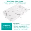 Picture of Pack and Play Mattress Protector Cover Zipper, Compatible with Graco Pack n Play &Dream On Me &Pamo Babe Playard Mattress to 1.5 Inches, Waterproof Viscose Made from Bamboo Playard Mattress Encasement