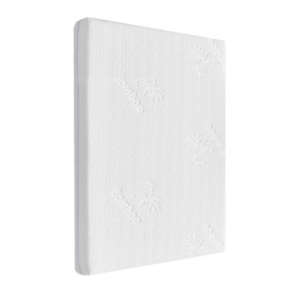 Picture of AOHWIDER 36.5x25 Playard Mattress for Trend: 2" Thick Dual Sided Gel Memory Foam Bassinet Mattress Fit for Dream On Me Nest/Zodiak/Zoom Portable, Pamo Babe Deluxe and Baby Trend Playard