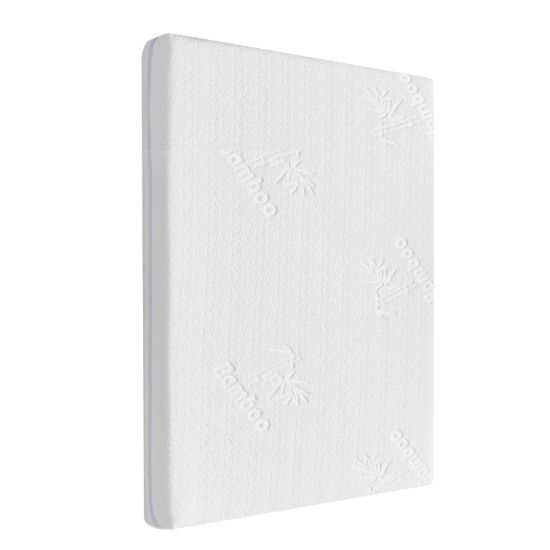 Picture of AOHWIDER 36.5x25 Playard Mattress for Trend: 2" Thick Dual Sided Gel Memory Foam Bassinet Mattress Fit for Dream On Me Nest/Zodiak/Zoom Portable, Pamo Babe Deluxe and Baby Trend Playard