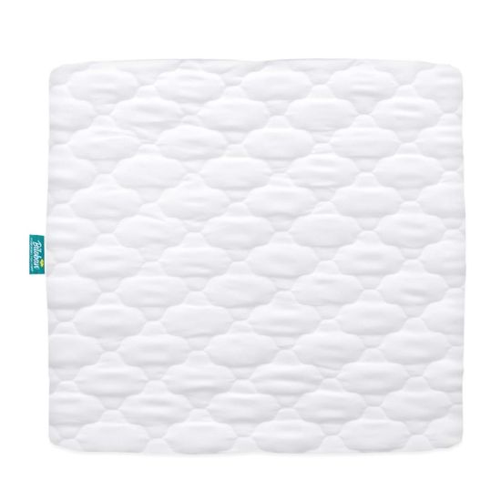 Picture of Playard Mattress Cover -for Square Play Yard, Perfect for New Room2 / TotBloc Portable Playard, Waterproof, Ultra Soft, Fitted Playpen Mattress Cover, White