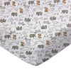 Picture of SheetWorld Fitted Playard Sheet for Maxi-COSI Swift - 31 x 39 - Cotton Jersey - Hypoallergenic, Butter Soft - Baby Animals Print - Made in USA
