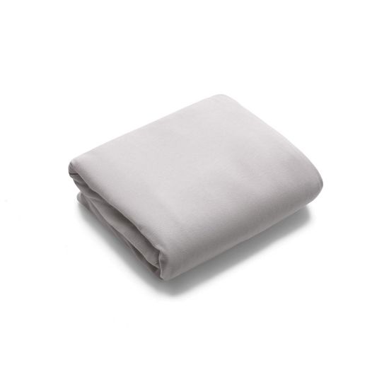 Picture of Bugaboo Stardust Fitted Cotton Sheet - Natural, Breathable Cotton for Bugaboo Stardust Play Yard - Oeko-Tex Certified, Soft & Machine Washable - Mineral White