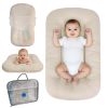 Picture of Baby Lounger for Infants Babies 0-24 Months, Bionic Organic Lounger, Soft Cotton Breathable Infant Floor Seats & Loungers for Newborn Baby Shower Gifts (Livid)