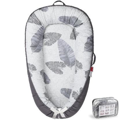 Picture of BUTOA Baby Lounger - Breathable & Soft Baby Nest, Portable and Lightweight Tummy Time Lounger for Home and Travel, Ideal Newborn Babies Essentials Baby Shower Gifts