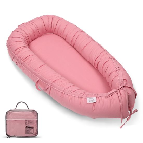 Picture of EAQ Baby Lounger, Infant Lounger for Newborn,Portable Baby Nest Cover Breathable & Soft, Newborn Essentials