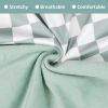 Picture of Newborn Lounger Cover, Soft Comfortable Baby Lounger Cover, 1 Pack Reversible Removable Slipover for Infant Lounger Pillow, Green Checkered (Lounger not Included)