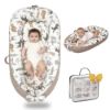 Picture of Bubbyhuts Baby Lounger-Breathable and Soft Organic Cotton, Portable Infant Lounger with Removable Lounger Cover, Floor Lounger for Newborn - Animal