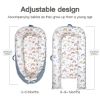 Picture of Bubbyhuts Baby Lounger-Breathable and Soft Organic Cotton, Portable Infant Lounger with Removable Lounger Cover, Floor Lounger for Newborn - Animal