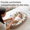 Picture of Baby Lounger-Breathable and Soft Organic Cotton, Portable Infant Lounger with Removable Lounger Cover, Floor Lounger for Newborn - Ao Rainbow