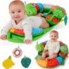 Picture of 2-in-1 Tummy Time Mat & Baby Lounger Pillow - Seat Support for Baby Play Mat for Babies 0-6 Months, Infant Lounger Activity Center with Newborn Toys, Floor Pillows Sit Me Up, Infant Toys Floor Lounger
