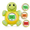 Picture of Baby Bath Thermometer, Digital Water Temperature Thermometers with 3 Color Backlit and Temperature Warning, Safety Bath Tube Thermometers Floating Toy for Infant, Toddler