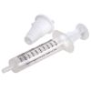 Picture of EZY DOSE Kids Baby Oral Syringe & Dispenser Calibrated for Liquid Medicine, Reduce Mess and Spills, Easy Way to Orally Administer Medication, 10 mL/2 TSP, Includes Bottle Adapter, Clear, BPA Free