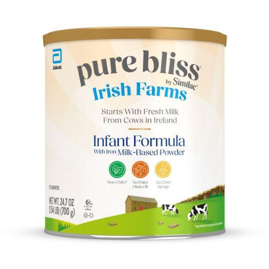 Picture of Pure Bliss Irish Farms, Easy-to-Digest Baby Formula, Infant Formula, 0-12 Months, 24.7-oz Can