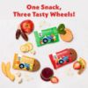 Picture of Once Upon a Farm | Organic Toddler Soft-Baked Bar Tractor Wheels Variety Pack | Apple, Strawberry, Banana | Made with Real Fruit & Veggies | No Added Sugar | 30 Bars