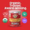 Picture of Earth's Best Organic Baby Formula for Babies 0-12 Months, Powdered Dairy Infant Formula with Iron, Omega-3 DHA, and Omega-6 ARA, 32 oz Formula Container