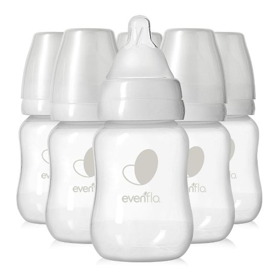 Picture of Evenflo Feeding Premium Proflo Venting Balance Plus Standard Neck Baby, Newborn and Infant Bottles - Developed by Pediatric Feeding Specialists - 4 Ounce (Pack of 6)