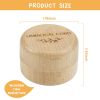 Picture of Thootyriaf Modern Wooden Baby Umbilical Cord Memorial Box (Umbilical Cord Box) - Newborn, Christening - 2" x 2" x 1.4" - Stackable, Rust-Proof, Non-Toxic