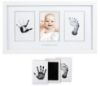 Picture of Pearhead Baby Hand and Footprint Kit - Inkless No Mess Clean-Touch Ink Pad, Newborn Keepsake Frame, Nursery Decor Essentials, Perfect Shower Gift for Boys and Girls, White