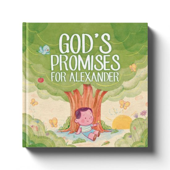 Picture of God's Promises - Baptism & Christening Gift - Personalized Children's Book