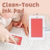 Picture of BabyQunt Inkless Baby Hand and Footprint Kit,Clean-Touch Ink Pad Kit,Safe No Mess Printing Infant Hand Foot Stamp,4 Pack Newborn Inkless Print Pads Best Keepsake or Gifts for Family