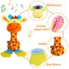 Picture of HUADADA Baby Soft Rattles Shaker, Infant Developmental Hand Grip Toys, Sensory Learning Toys with Teether, Sounds for Baby, 3-6-9-12 Months Old