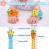 Picture of Easter Baby Wrist Rattle Socks and Foot Finder Set, Infant Girl Boy Toys for Babies 0-12 Months, Newborn Baby Shower Gifts Set