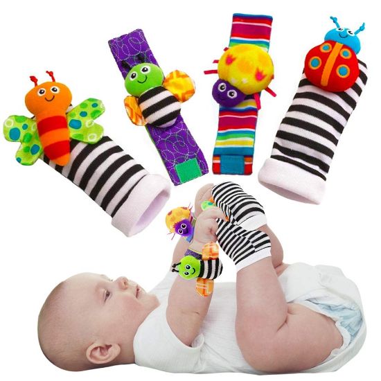 Picture of Baby Infant Rattle Socks Toys 3-6 to 12 Months Girl Boy Learning Toy
