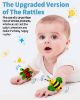 Picture of Baby Toys 0-6 Months: Baby Rattles 0-6 Months Infant Toys Baby Wrist Rattle Socks for 6-12 Month Baby Boy Girl Gifts Easter Basket Stuffers