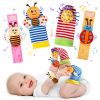 Picture of PADONISE Baby Wrist Rattle Socks and Foot Finder Set Baby Rattles Toys for 0-12 Month, Infant Girl Boy Toys for Babies 3-6 Months, Newborn Hand & Foot Toys for 0 to 9 Months, Baby Easter Gifts