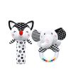 Picture of Baby Rattles 0-6 Months Newborn Toys Infant Toys 0-3 Months Rattles for Babies 0-6 Months Baby Toys 0-6 Months, Black and White High Contrast Plush Stuffed Baby Toys for 0 3 6 9 12 Months Girls Boys