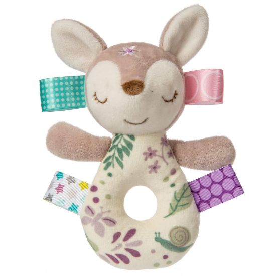 Picture of Taggies Embroidered Soft Ring Rattle