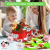Picture of Avesa Baby Toys 6-12 Months - Soft Barn Toy with Stuffed Farm Animals, Rattle - Montessori Toys for Babies 6 Months Old Sensory Infant Toy Baby Gifts Easter Basket Stuffers