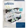 Picture of Dr. Brown's Baby Bottle Drying Tower, Stand-Up Countertop Drying Rack with Organized Storage for Baby Essentials, Space Saving Vertical Rack, Black/White