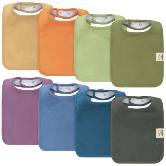 Picture of KeaBabies 8-Pack Organic Baby Bibs for Boys, Girls - Super Absorbent Cotton Drool Bibs for Baby Girl & Boy, Teething Toddler, Drooling Newborn, Ultra Soft & Machine Washable (Cruise)
