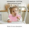 Picture of NISXABEBE Baby Muslin Bibs,6 Pcs Drool Bandana Bibs for Baby Girl Drooling and Teething,Soft and Absorbent Cotton for Newborn Toddler