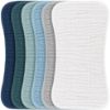 Picture of Konssy Muslin Baby Burp Cloths Sets for Unisex- 6 Pack Large Cotton Burping Clothes for Newborn, Baby Girls and Boys