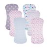 Picture of Gelisite 6 Pack Cotton Baby Burp Cloths Extra Absorbent Soft for Baby Boys and Girls (Pink02)
